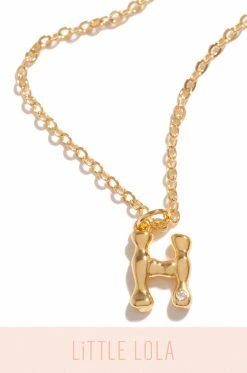 BC Mini H Necklace - Gold Accessories