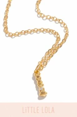 BC Accessories Mini I Necklace - Gold