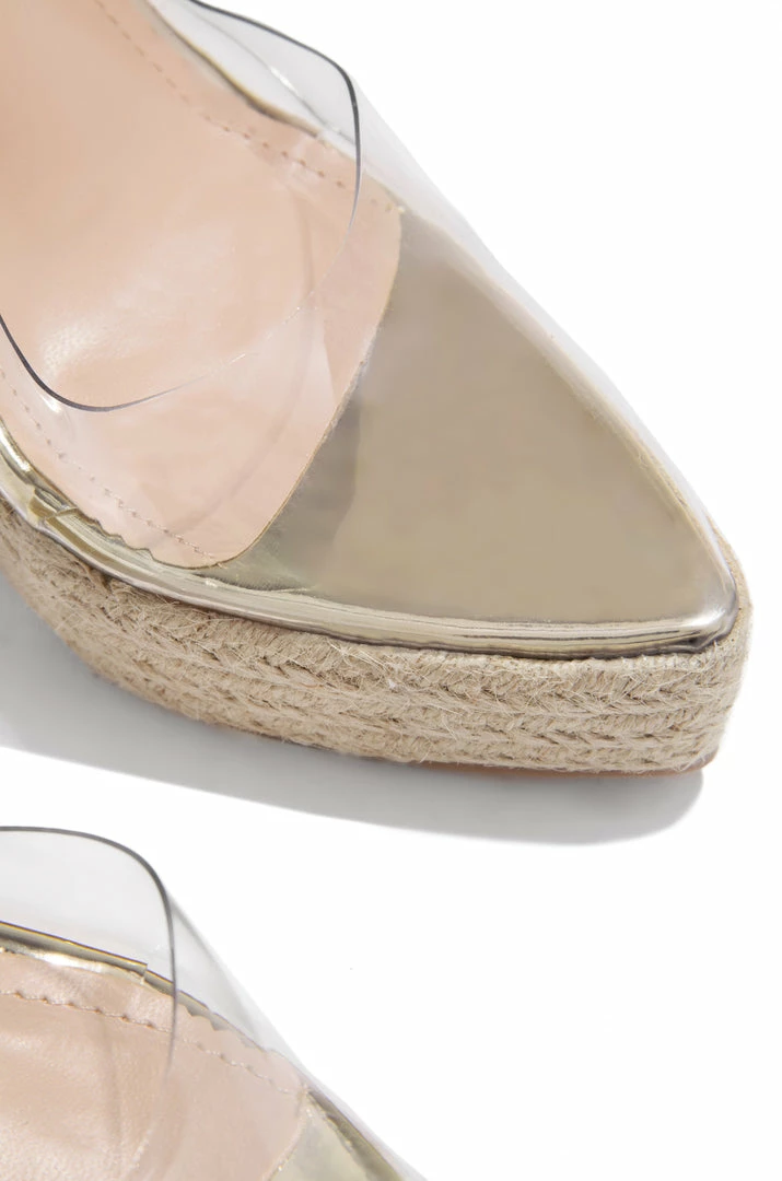 SOME Spring Reveal - Gold Shoes