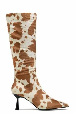 MIXX Queen Of NY - Tan Cow Shoes