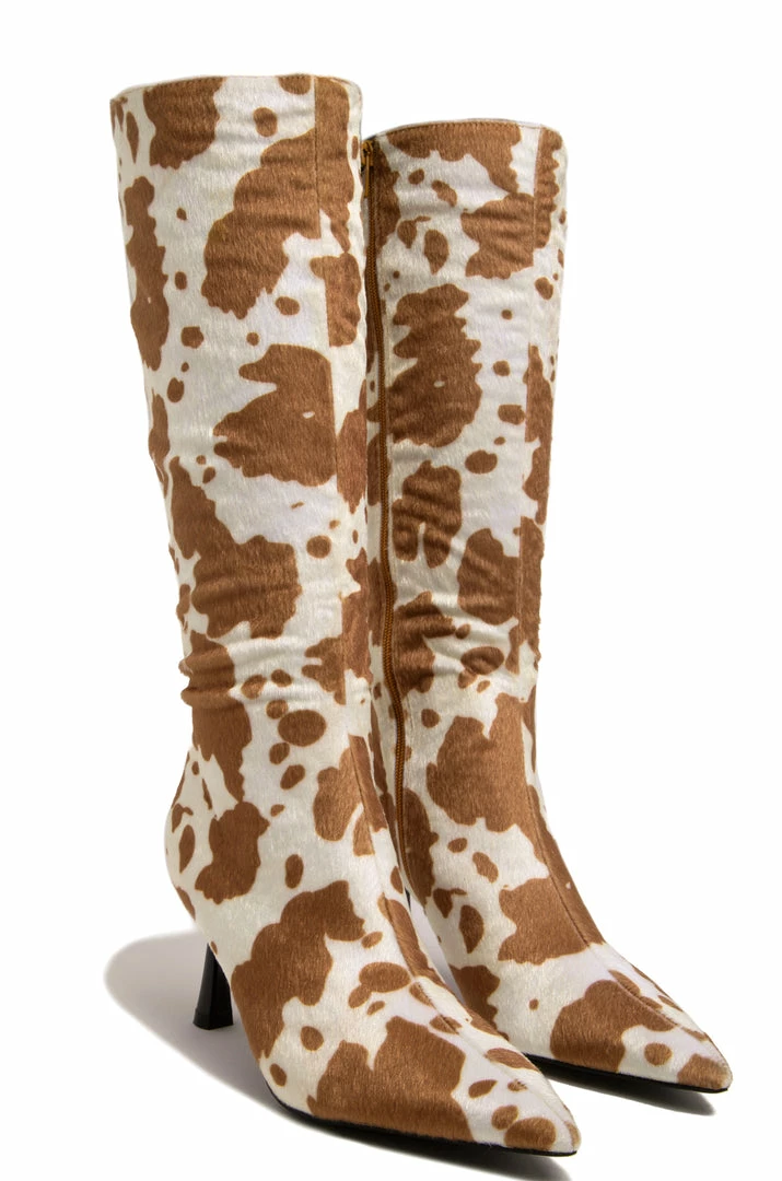 MIXX Queen Of NY - Tan Cow Shoes