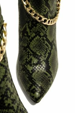 SOME Shoes Celine - Green Snake