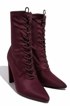 LILIA Shoes Weekend Strut - Wine