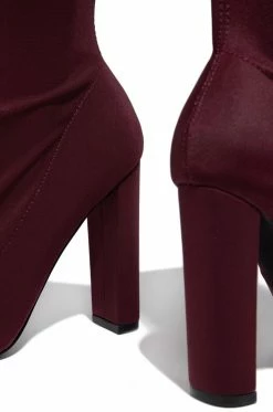 LILIA Shoes Weekend Strut - Wine