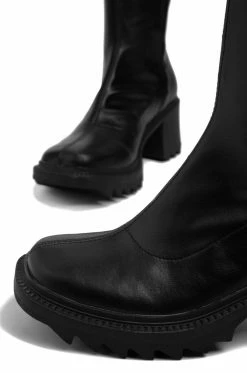 SOME Cozy Travels - Black PU Shoes