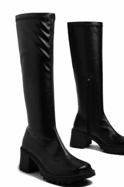 SOME Cozy Travels - Black PU Shoes