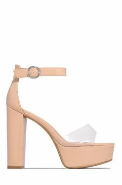 BBOO Bare With Me - Nude Shoes