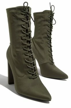 LILIA Shoes Weekend Strut - Olive