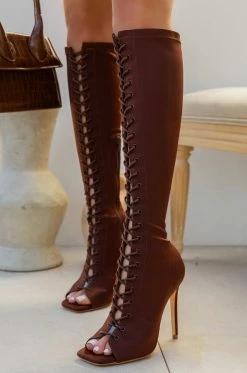 OLVJAY Only Rumors - Mocha Shoes