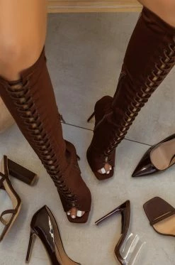 OLVJAY Only Rumors - Mocha Shoes