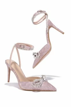 SOME Shoes Material Girl - Pink Glitter