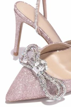 SOME Shoes Material Girl - Pink Glitter