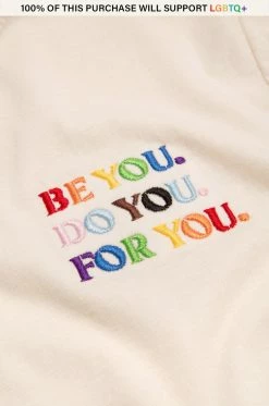 MSLOLA Be You Pride Unisex Tee - Nude Tops