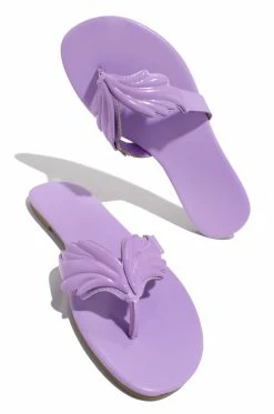 OLVJAY Like An Angel - Lavender PU Shoes