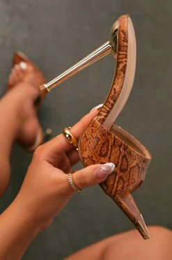 SOME Shoes Raquel - Brown Snake