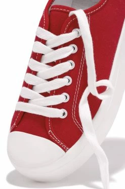 SODA Chelsie - Red Shoes