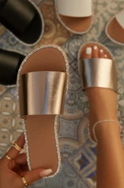 QUPD Resort Chic - Rose Gold Shoes