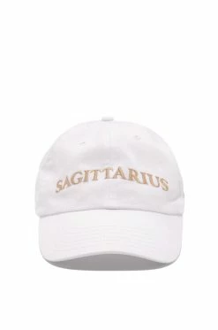 MSLOLA Accessories Sagittarius Zodiac Hat - White