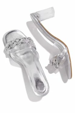 BBOO Tayla Mid Heels - Silver