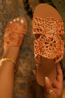 QUPD Summer In Capri - Coral Shoes