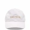 MSLOLA Accessories Taurus Zodiac Hat - White