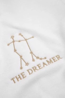 MSLOLA Sweaters Gemini Zodiac Crewneck Sweatshirt - White