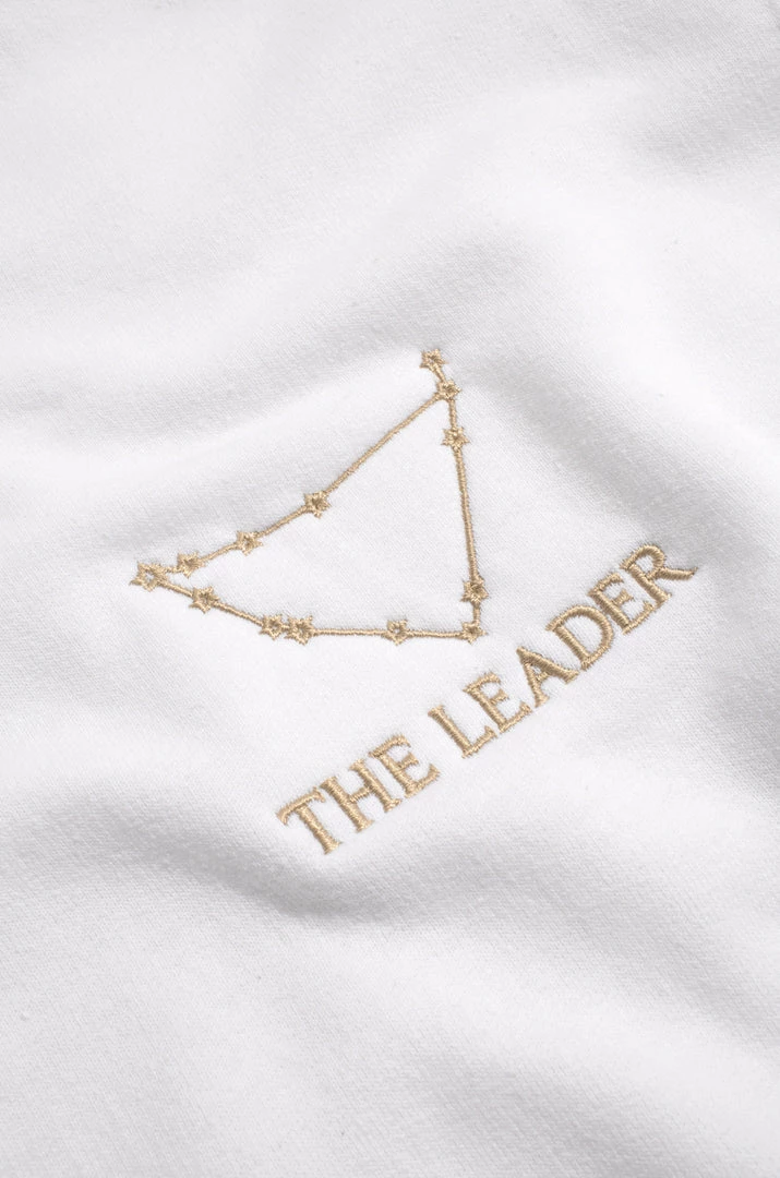 MSLOLA Capricorn Zodiac Crewneck Sweatshirt - White Sweaters