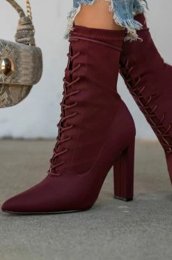 LILIA Shoes Weekend Strut - Wine