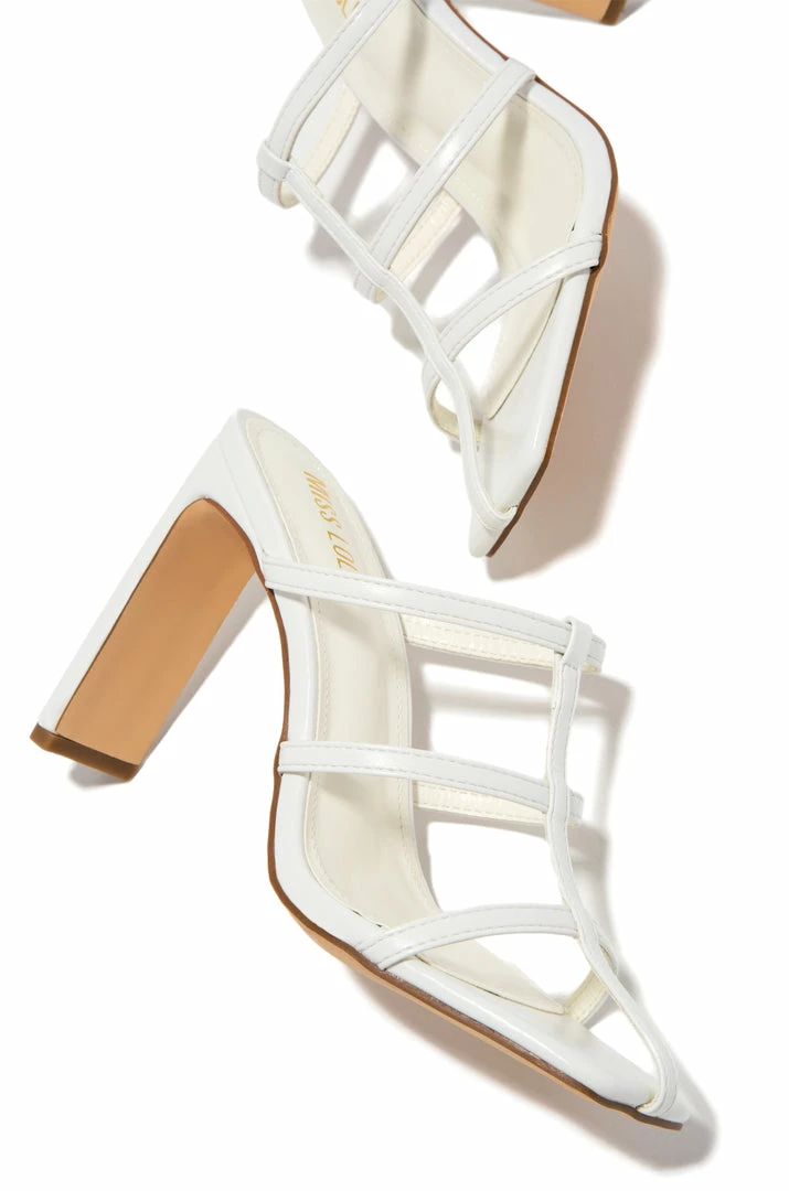 SOME White Heels Karly - White