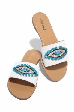 OLVJAY Good Vibes - White Shoes