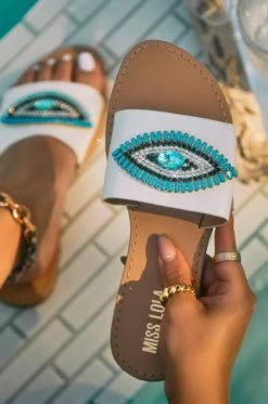 OLVJAY Good Vibes - White Shoes